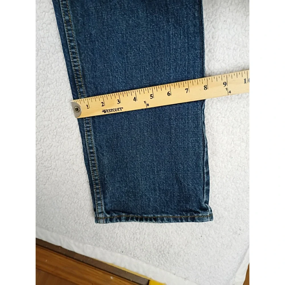Vintage Vans Straight Leg Denim Jeans Mens 32x34 Blue Y2K Skate Streetwear